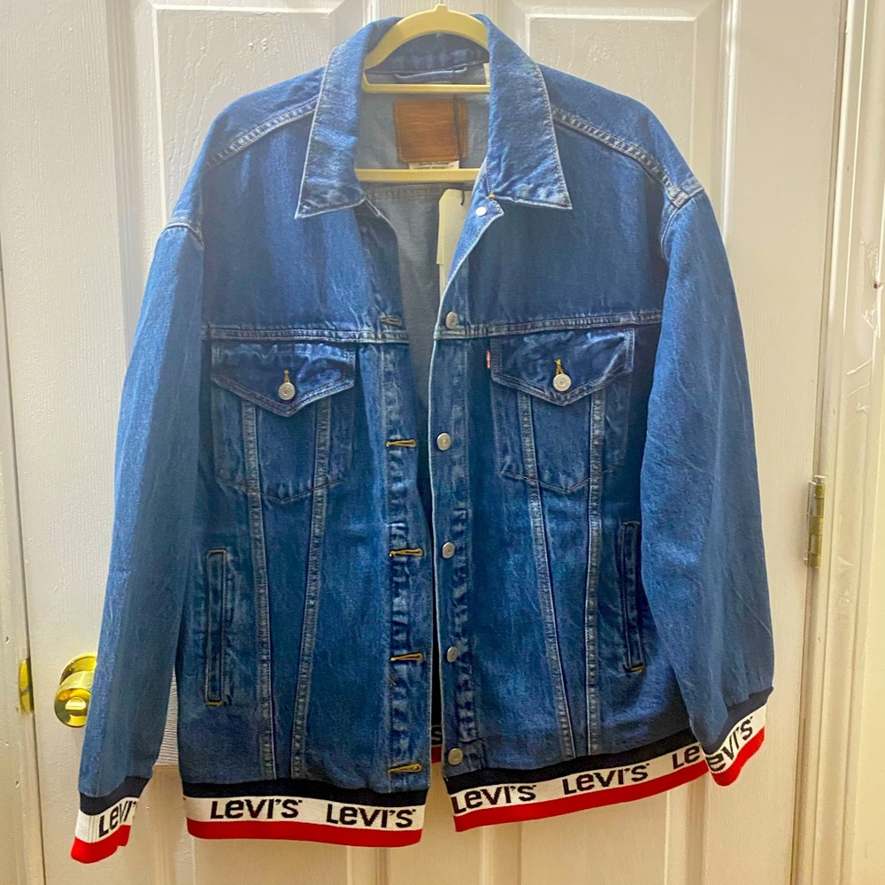 LEVI’S DENIM JEAN JACKET dark blue